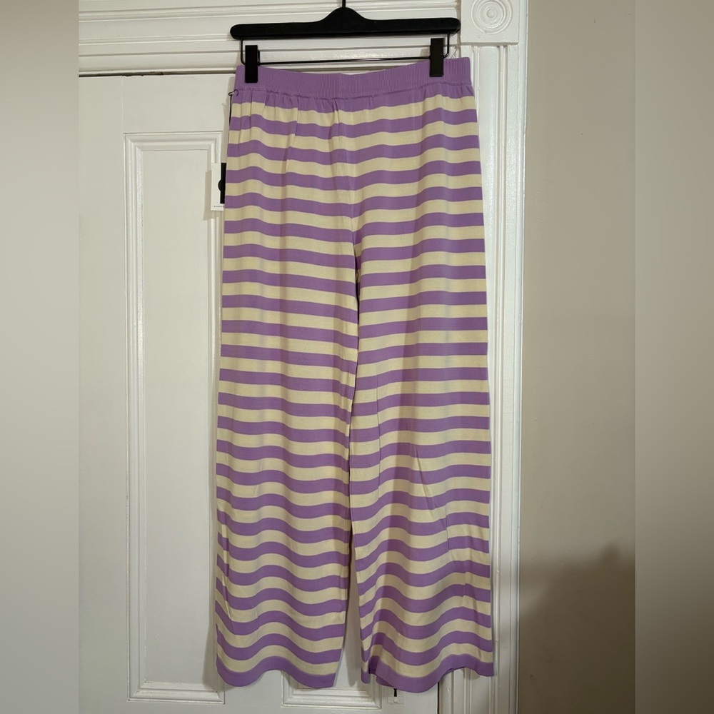NWT Callahan Knitwear (a REVOLVE brand) Cropped Wide Leg Lucia Knit Pants - Picture 3 of 8